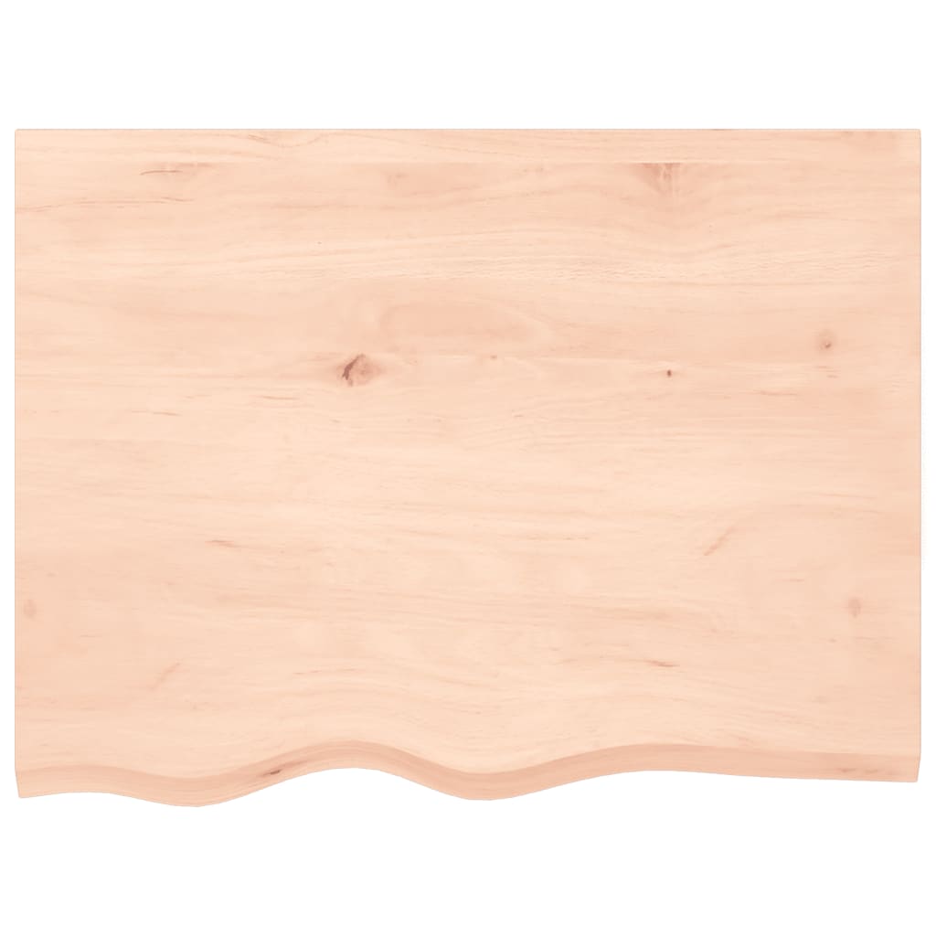 Vidaxl Washbasin Blade 80x60x (2-4) CM Madera maciza no tratada