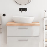 VidaXL Washbasin Blade 80x60x (2-6) cm Untreated solid wood