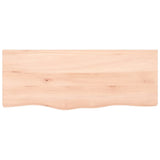 Vidaxl wastafelblad 100x40x2 cm onbehandeld massief hout