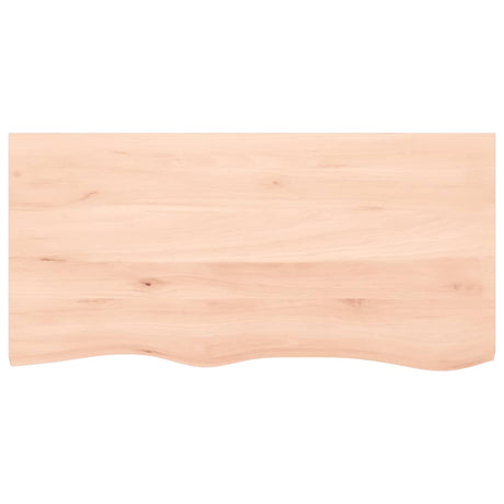 Vidaxl wastafelblad 100x50x2 cm onbehandeld massief hout