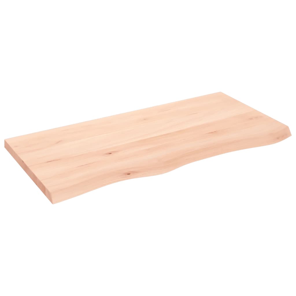 Vidaxl Washbasin Blade 100x50x (2-4) CM Madera sólida no tratada