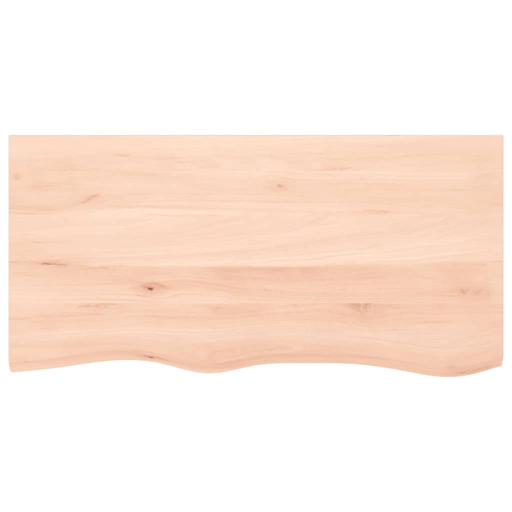 Vidaxl Washbasin Blade 100x50x (2-4) CM Madera sólida no tratada