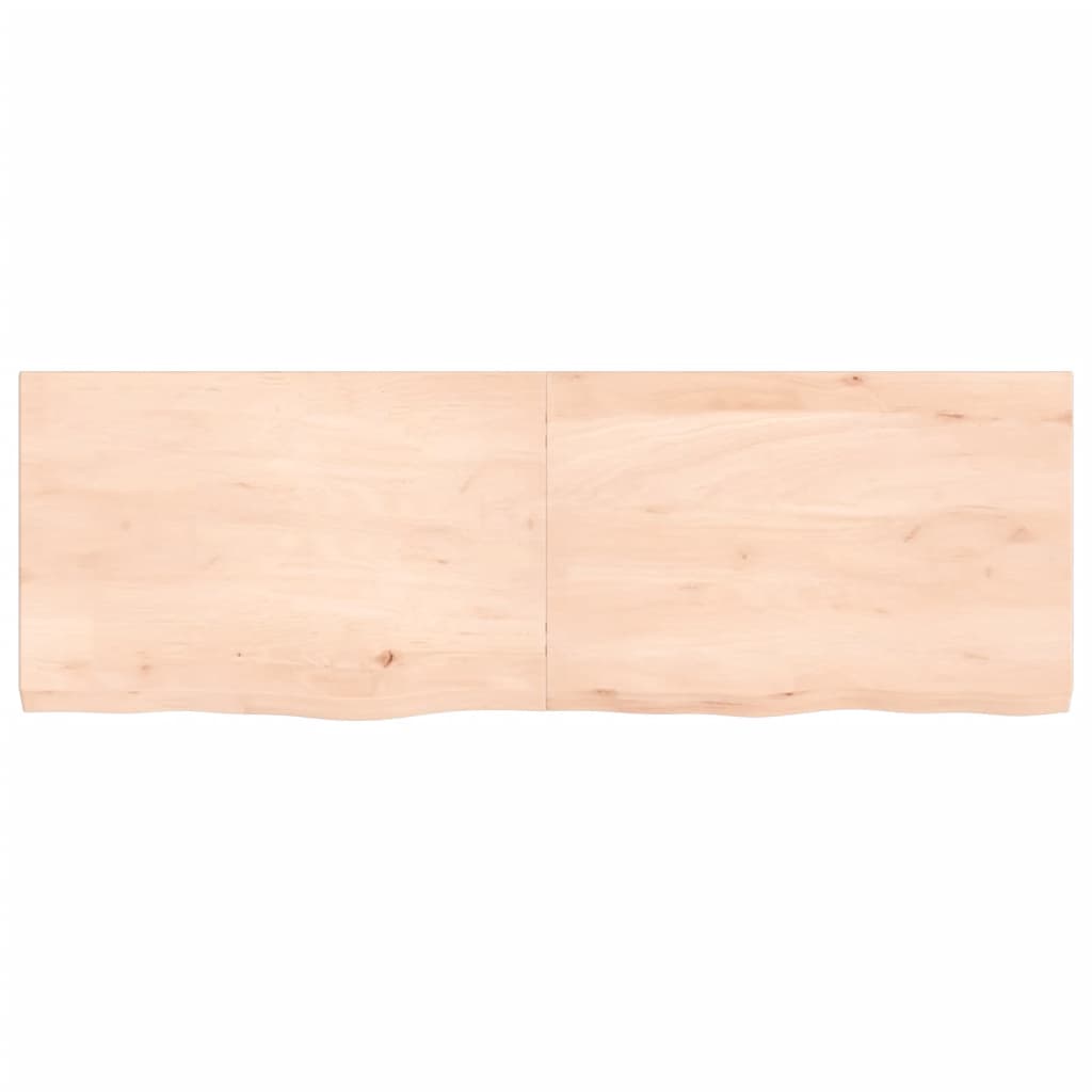 Vidaxl Washbasin Sheet 120x40x (2-4) CM Madera maciza no tratada