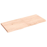 Vidaxl Washbasin Sheet 120x50x (2-4) CM Madera sólida no tratada