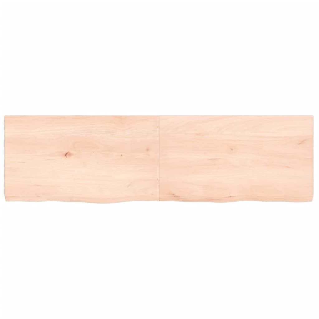 Vidaxl Washbasin Sheet 140x40x (2-4) CM Madera maciza no tratada