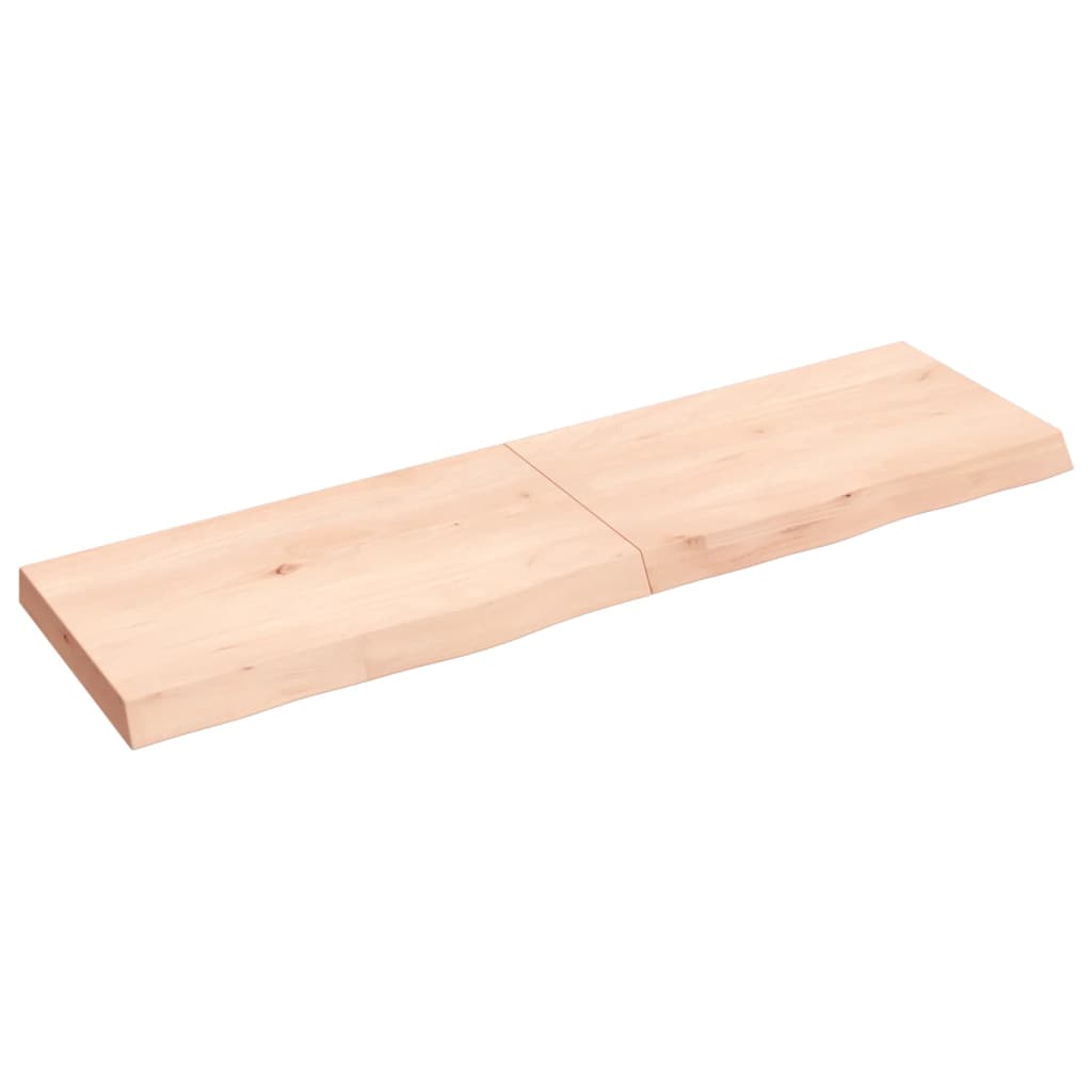 VIDAXL WASHBAIN-Blatt 140x40x (2-6) cm unbehandeltes festes Holz