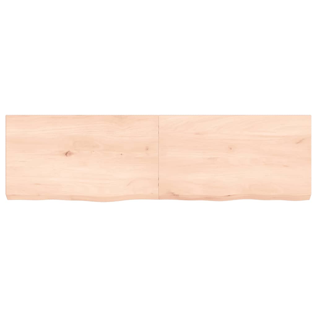 VIDAXL WASHBAIN-Blatt 140x40x (2-6) cm unbehandeltes festes Holz