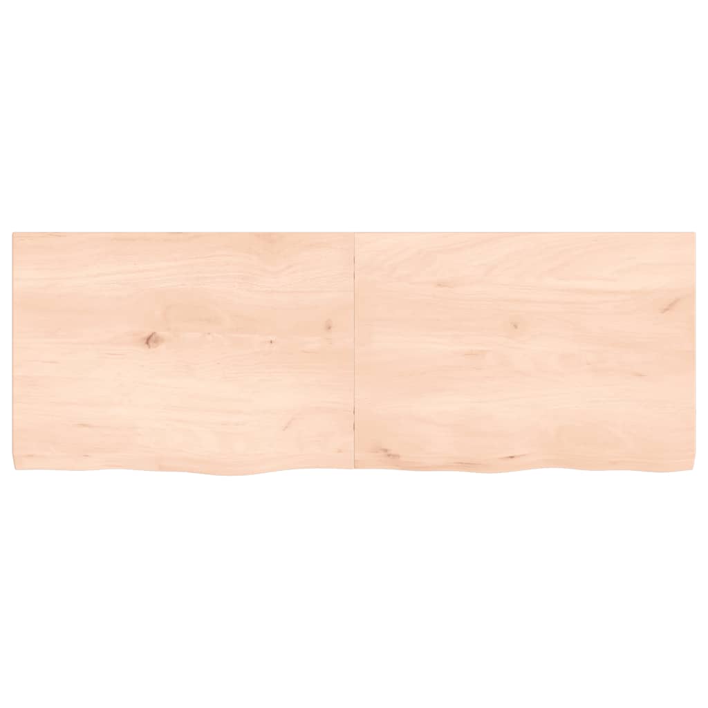 Vidaxl Washbasin Sheet 140x50x (2-4) CM Madera sólida no tratada