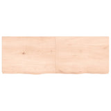Vidaxl wastafelblad 140x50x(2-6) cm onbehandeld massief hout