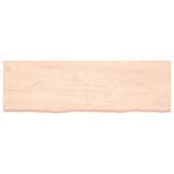 Vidaxl wastafelblad 160x50x(2-4) cm onbehandeld massief hout