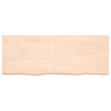 Vidaxl wastafelblad 160x60x(2-6) cm onbehandeld massief hout