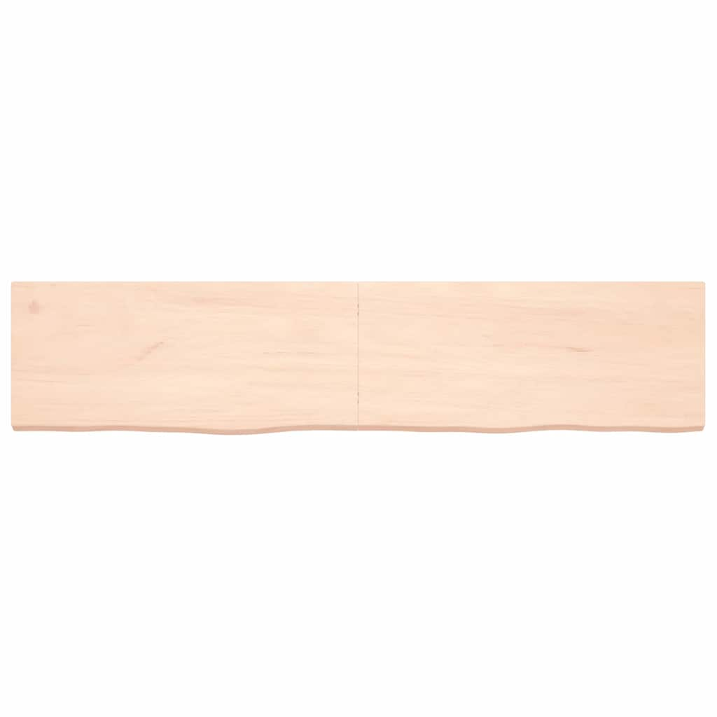 VidaXL Washbasin sheet 180x40x (2-4) cm Untreated solid wood