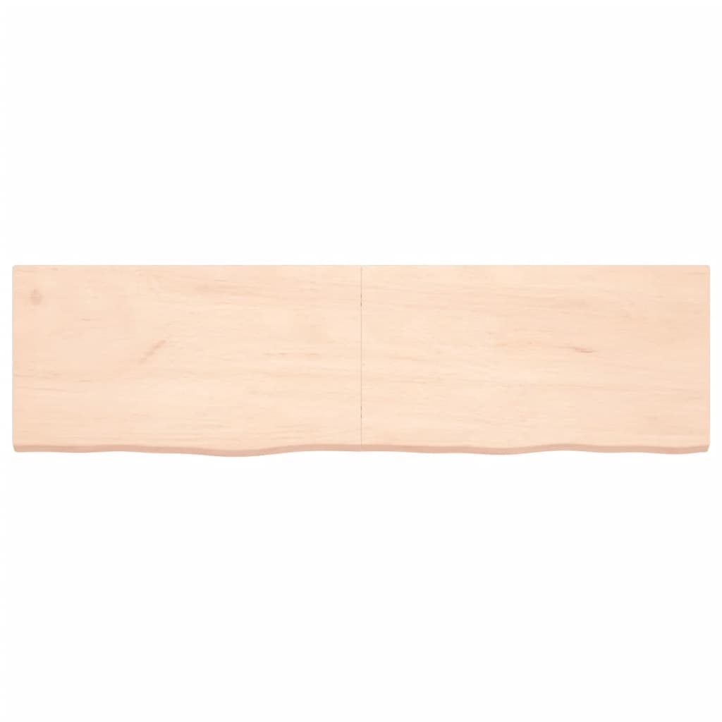 Vidaxl wastbasin Blat 180x50x (2-4) cm onbehandelten Holz