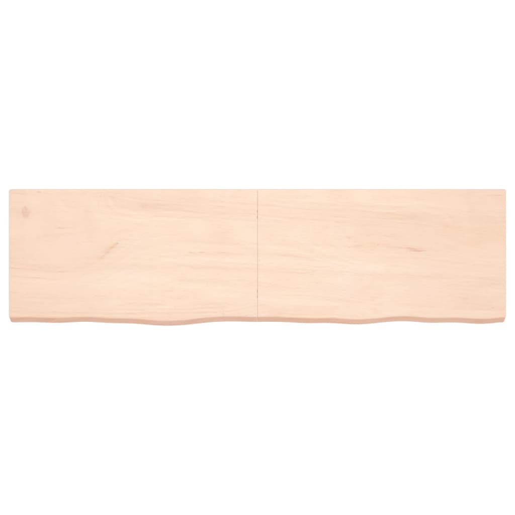 Vidaxl wastbasin Blat 180x50x (2-6) cm onbehandelten Holz