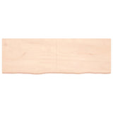 VidaXL Washbasin sheet 180x60x (2-4) cm Untreated solid wood