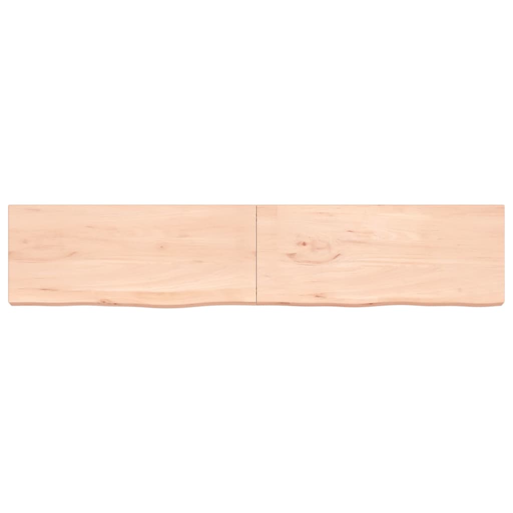 VidaXL Washbasin sheet 200x40x (2-6) cm Untreated solid wood