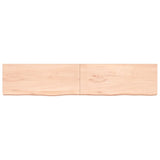 VidaXL Washbasin sheet 200x40x (2-6) cm Untreated solid wood