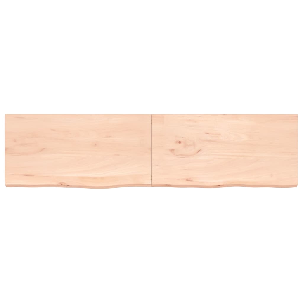 VidaXL Washbasin sheet 200x50x (2-4) cm Untreated solid wood