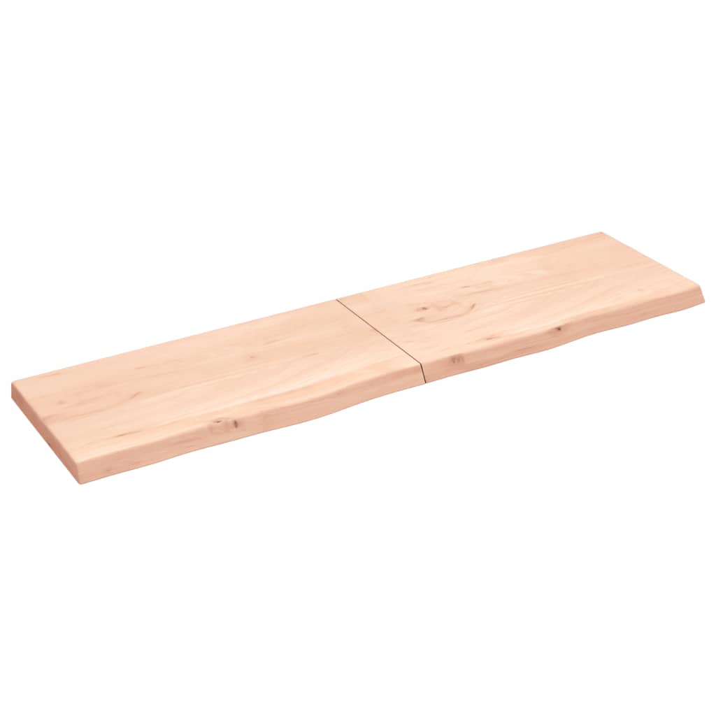 VidaXL Washbasin sheet 200x50x (2-6) cm Untreated solid wood