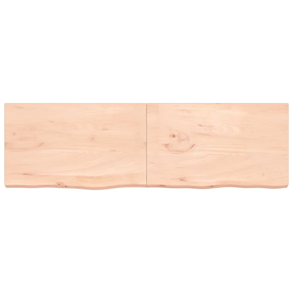 VidaXL Washbasin sheet 200x60x (2-6) cm Untreated solid wood