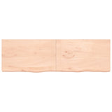 Vidaxl Washbasin Blat 200x60x (2-6) cm onbehandelten Holz