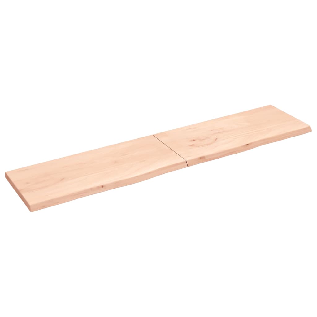 VIDAXL SCHEDA DI BASHBASIN 220X50X (2-4) CM Legno massiccio non trattato