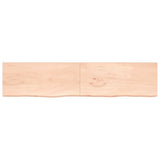 VIDAXL SCHEDA DI BASHBASIN 220X50X (2-4) CM Legno massiccio non trattato