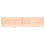 Vidaxl Washbasin Sheet 220x50x (2-6) CM Madera sólida no tratada