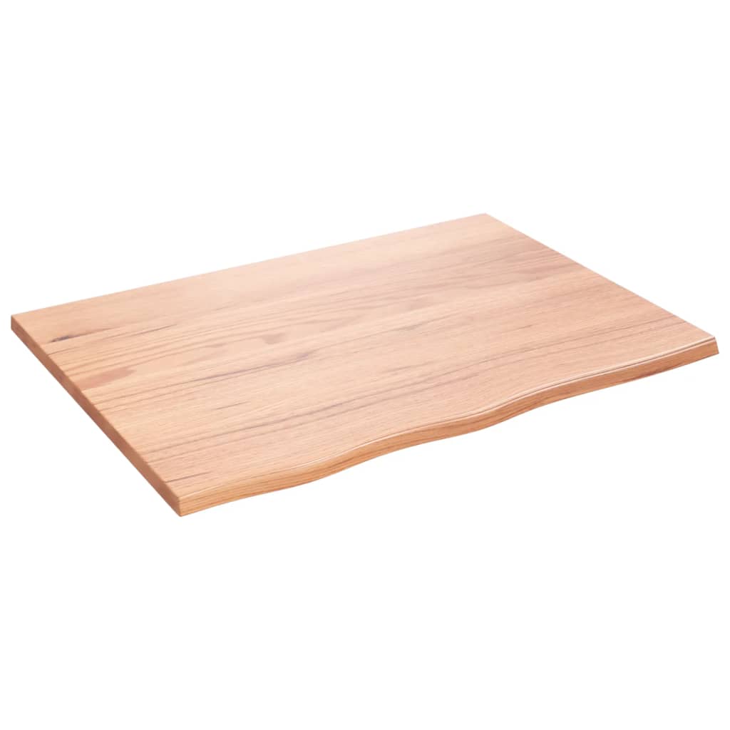 VIDAXL WASHBAIN TABELLE 80x60x2 behandeltes massives Holz hellbraun