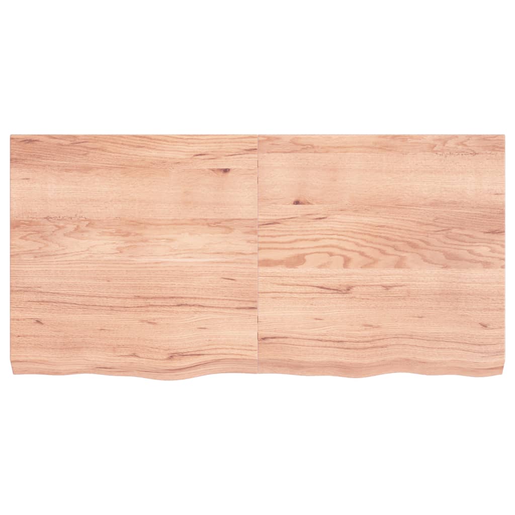 VIDAXL WASHBAIN-Blatt 120x60x (2-6) CM behandeltes massives Holz hellbraun