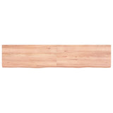 VIDAXL WASHBAIN-Blatt 140x30x (2-6) cm behandeltes massives Holz hellbraun