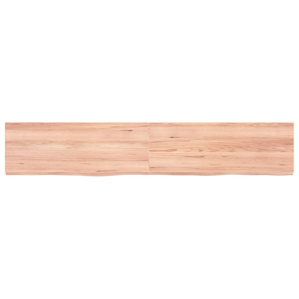 VIDAXL SCHEDA DI BASHBASIN 160X30X (2-4) CM Trattato in legno massiccio marrone chiaro