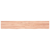 Vidaxl wastafelblad 180x30x(2-6) cm behandeld massief hout lichtbruin