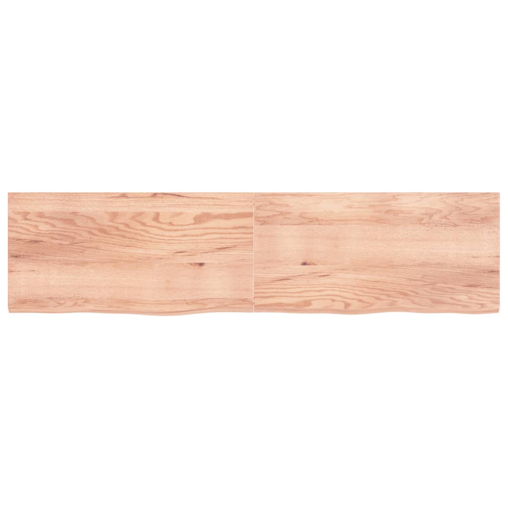 Vidaxl wastbasin Blat 200x50x (2-4) cm behandelt de staarke Holz Liichtbroch