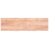 VIDAXL SCHEDA DI BASHBASIN 220X60X (2-4) CM Trattato in legno massiccio marrone chiaro