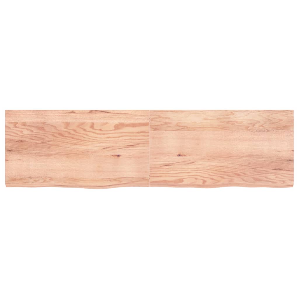 VIDAXL WASHBAIN-Blatt 220x60x (2-6) CM behandeltes massives Holz hellbraun