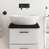 VidaXL Washbasin Table 40x50x (2-4) cm Treated solid wood dark brown