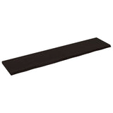 Vidaxl Washbasin Sheet 180x40x (2-4) CM Mada maciza tratada marrón oscuro