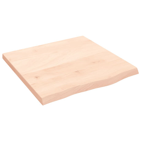 Vidaxl tafelblad 60x60x(2-4) cm onbehandeld massief eikenhout