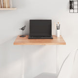 Vidaxl tafelblad 60x50x2 cm behandeld massief eikenhout lichtbruin
