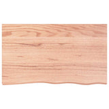 Vidaxl tafelblad 100x60x2 cm behandeld massief eikenhout lichtbruin