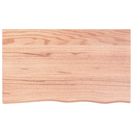 Vidaxl tafelblad 100x60x2 cm behandeld massief eikenhout lichtbruin