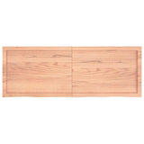 Vidaxl tafelblad 140x50x(2-6)cm behandeld massief eikenhout lichtbruin