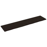 Vidaxl tafelblad 220x50x(2-4)cm behandeld eikenhout donkerbruin