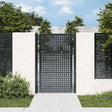 Vidaxl tuinpoort antraciet 100x125 cm staal