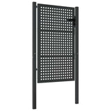 Vidaxl tuinpoort antraciet 100x150 cm staal