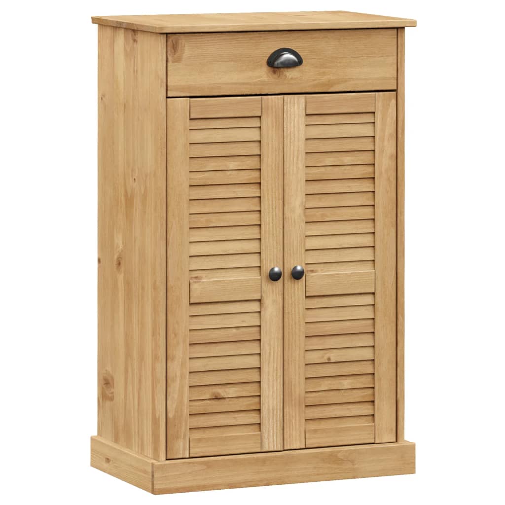 Vidaxl Schong Cabinet Vigo 60x33x96 cm zolidd Péiere