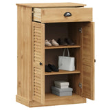 Vidaxl Shoe Cabinet Vigo 60x35x96 cm Solid furu