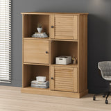 Vidaxl boekenkast vigo 90x35x114,5 cm massief grenenhout