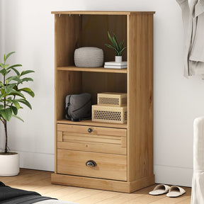 Vidaxl boekenkast vigo 60x35x114,5 cm massief grenenhout